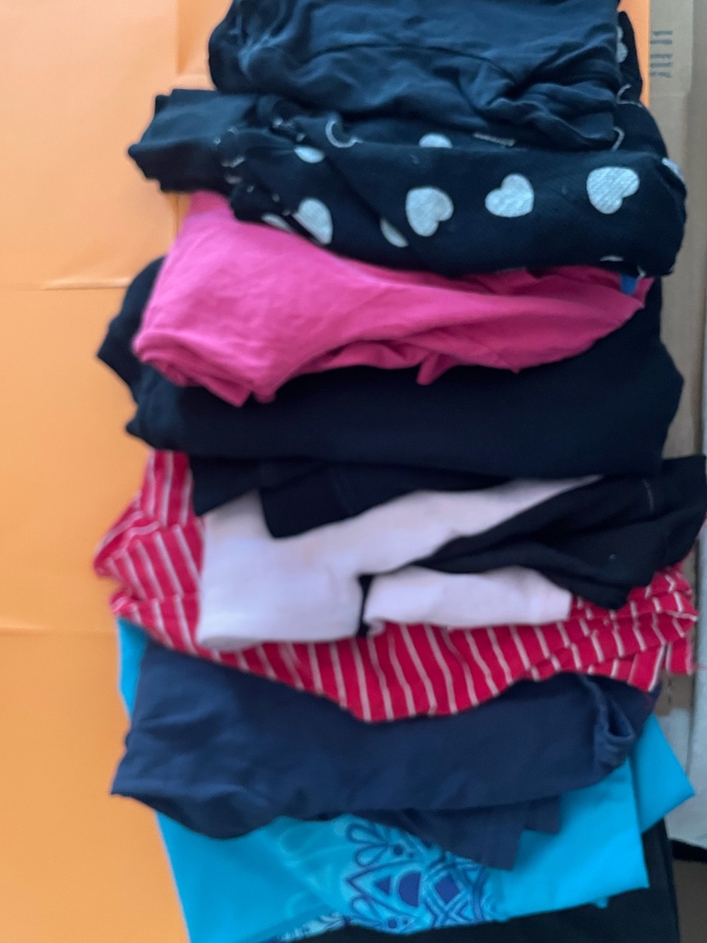 Epic Threads Kids Tops Stack - Black, Pink, Red, Blue